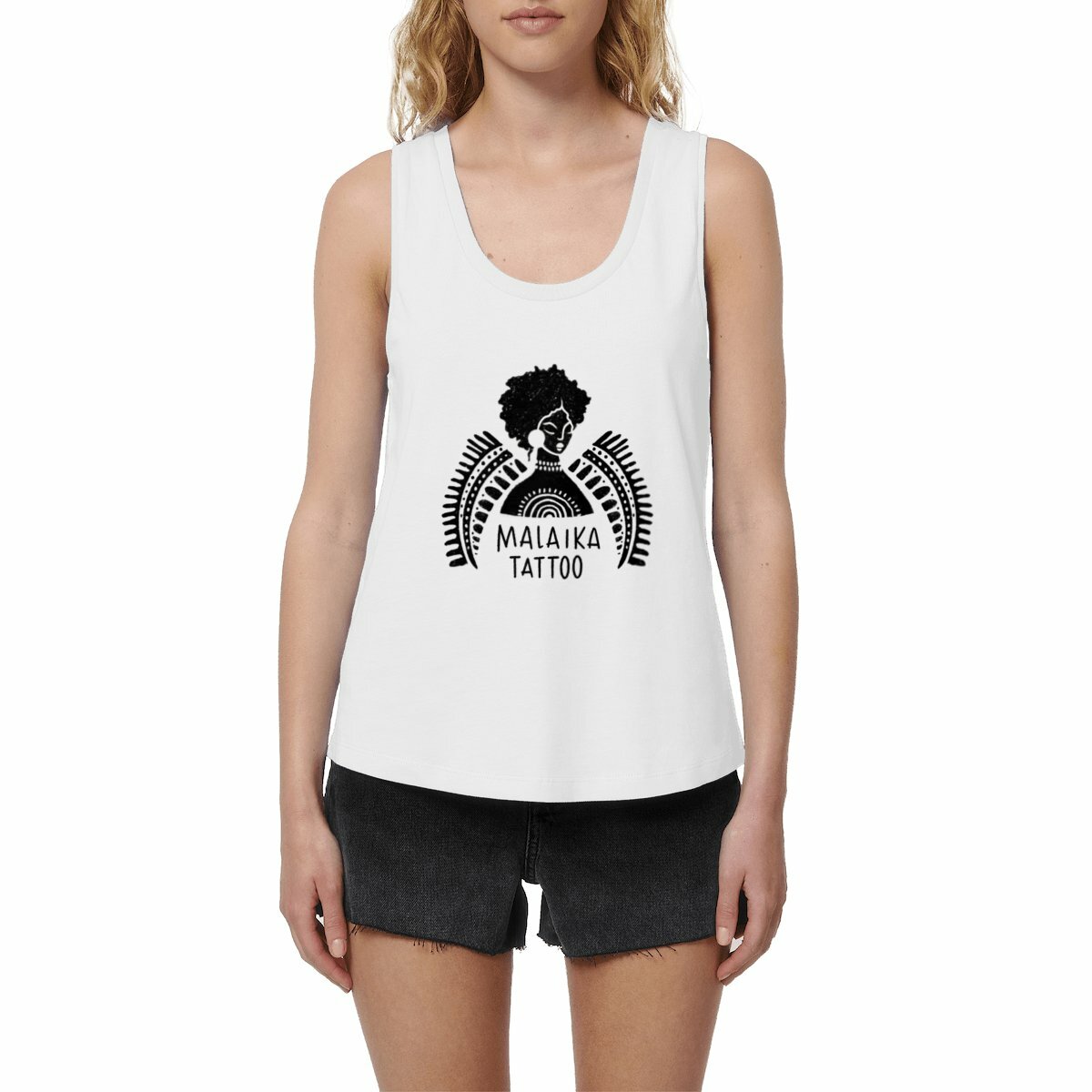 Malaika Tattoo - Loose Fitting Tank Top