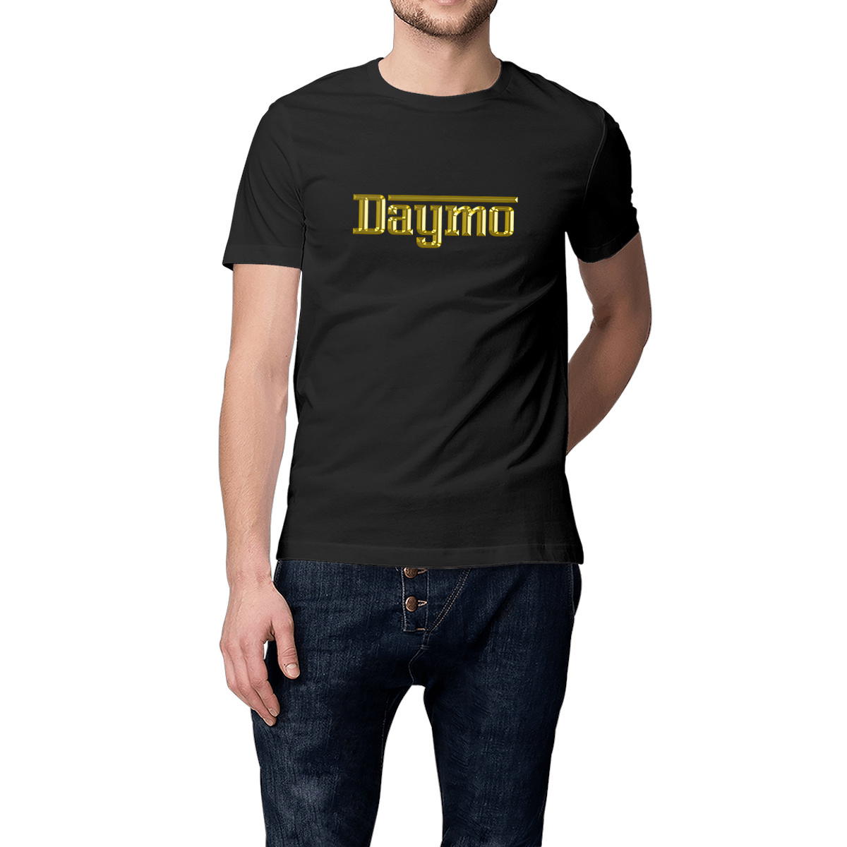 T-shirt Unisexe épais - Édition Daymo Gold en Noir