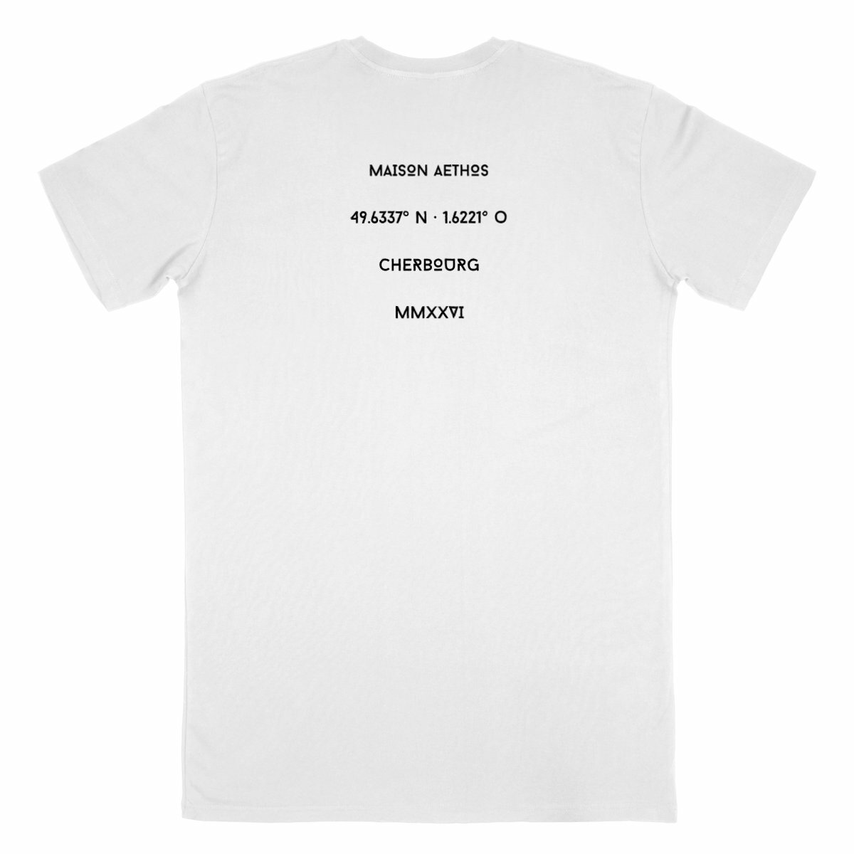 Image back T-shirt Homme AETHOS X CHERBOURG - Maison Aethos