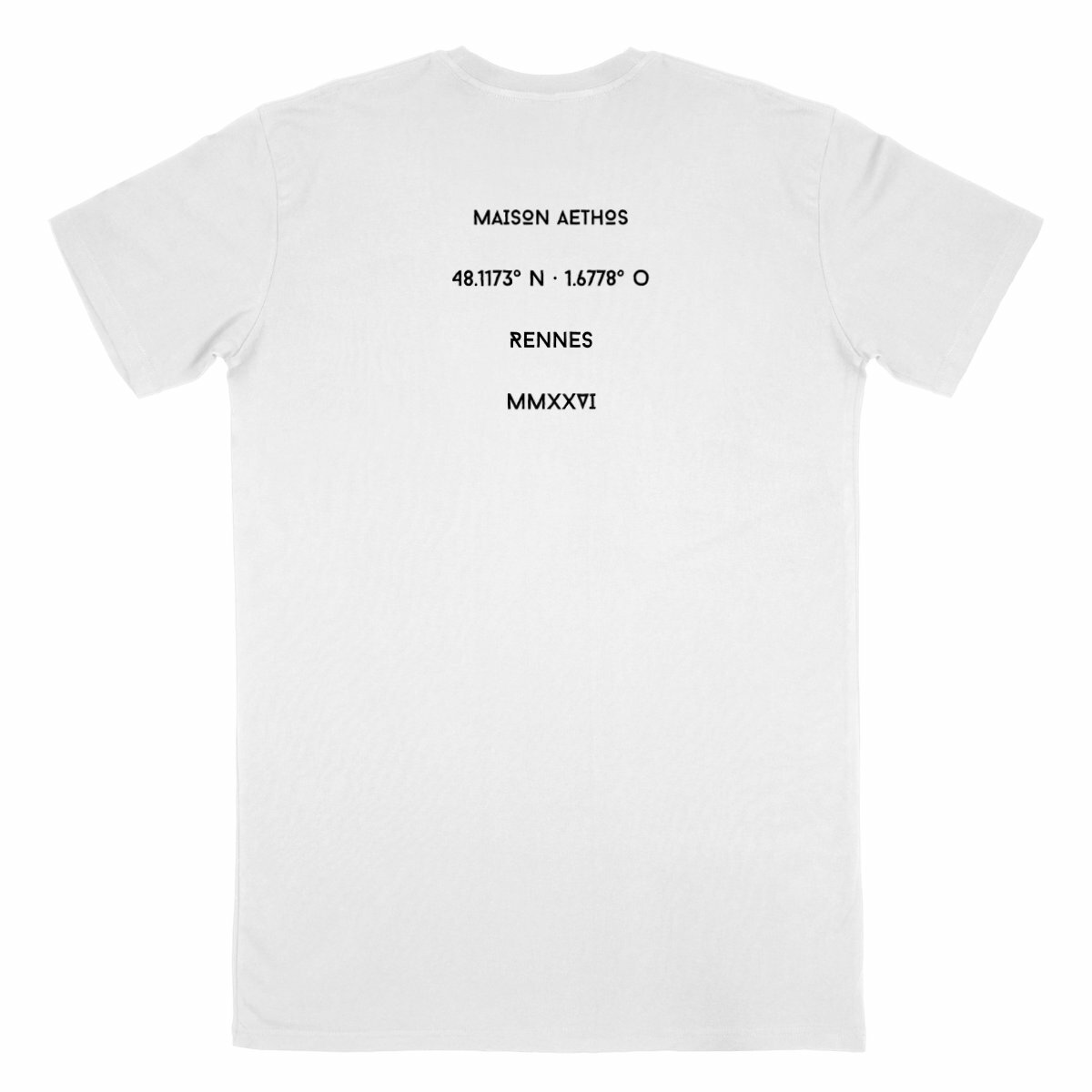 Image back T-shirt Homme AETHOS X RENNES - Maison Aethos