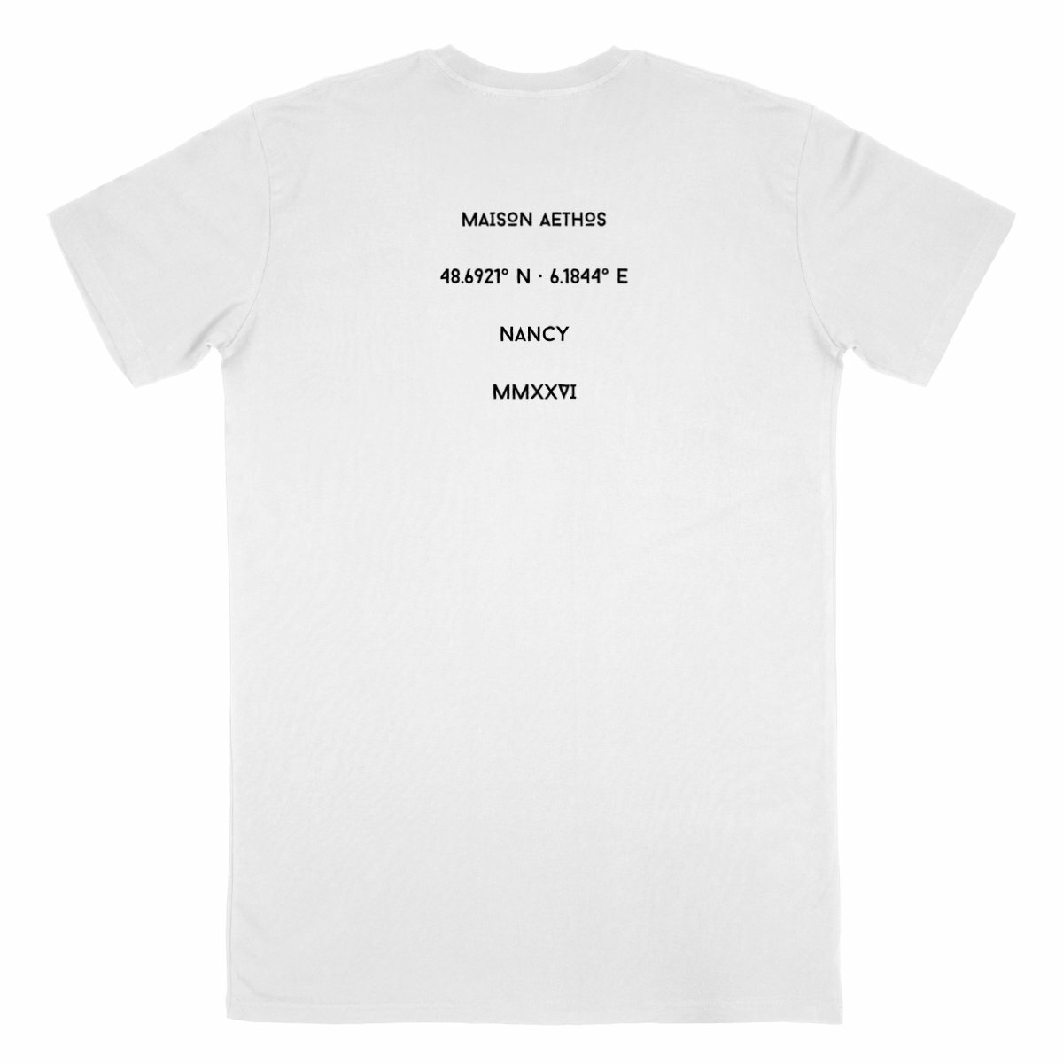 Image back T-shirt Homme AETHOS X NANCY - Maison Aethos