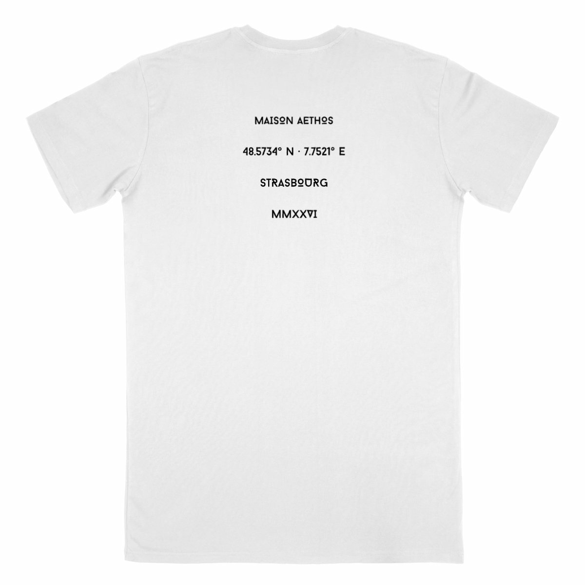 Image back T-shirt Homme AETHOS X STRASBOURG - Maison Aethos