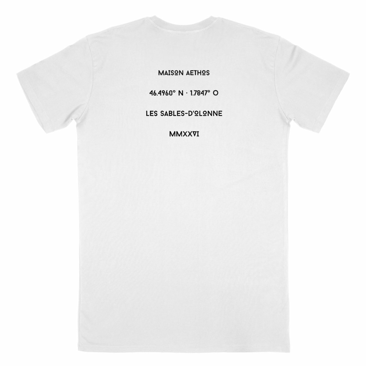 Image back T-shirt Homme AETHOS X LES SABLES-D'OLONNE - Maison Aethos