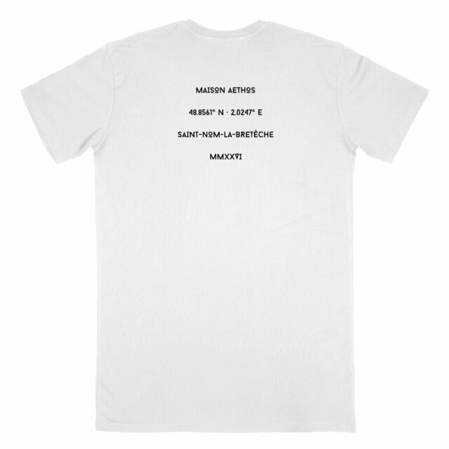 Image back T-shirt Homme AETHOS X SAINT-NOM-LA-BRETÊCHE - Maison Aethos