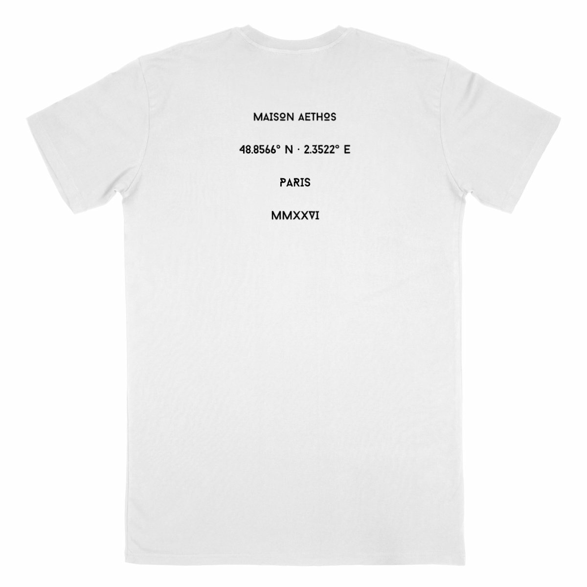 Image back T-shirt Homme AETHOS X PARIS - Maison Aethos