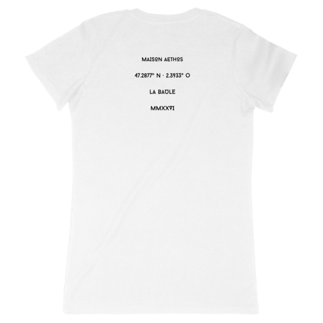 Image back T-shirt Femme AETHOS X LA BAULE - Maison Aethos