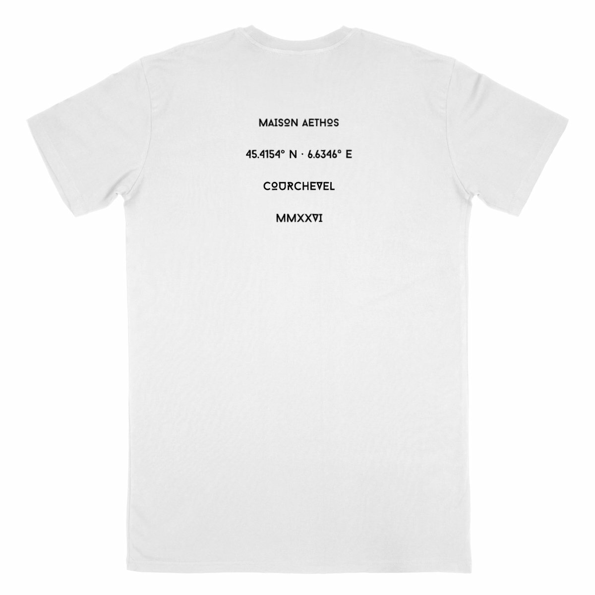 Image back T-shirt Homme AETHOS X COURCHEVEL - Maison Aethos