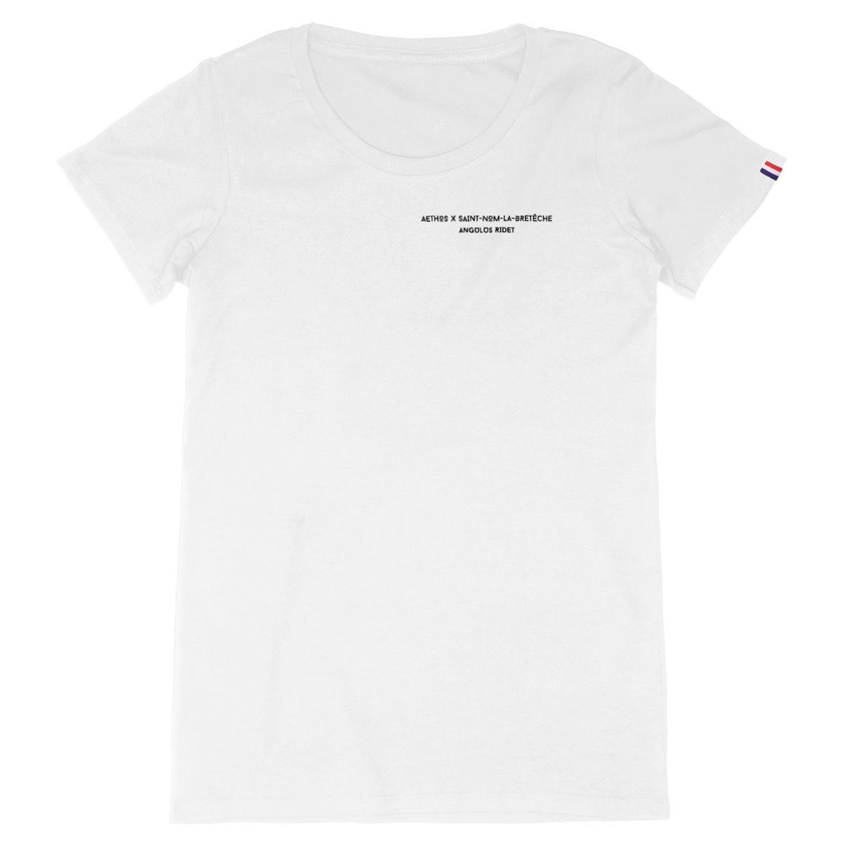 Image front T-shirt Femme AETHOS X SAINT-NOM-LA-BRETÊCHE - Maison Aethos
