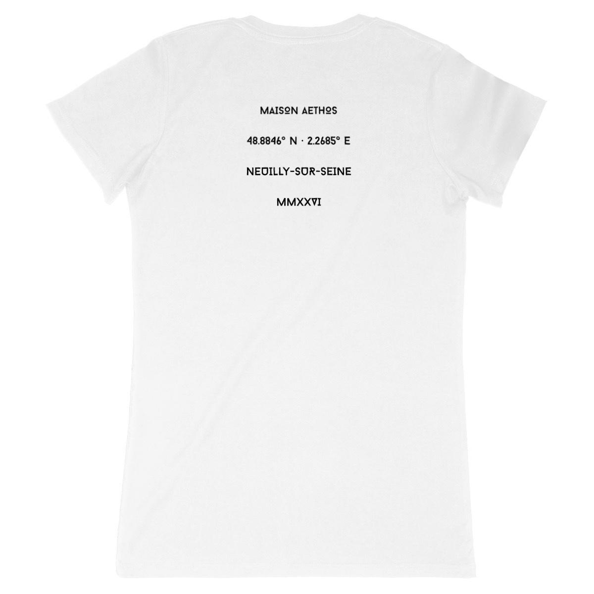 Image back T-shirt Femme AETHOS X NEUILLY-SUR-SEINE - Maison Aethos