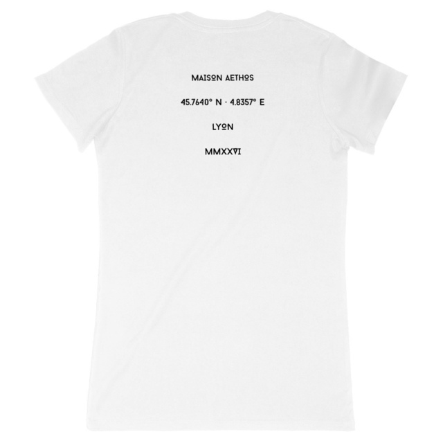 Image back T-shirt Femme AETHOS X LYON - Maison Aethos
