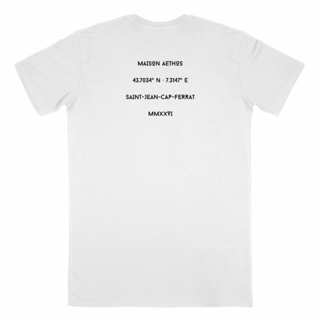 Image back T-shirt Homme AETHOS X SAINT-JEAN-CAP-FERRAT - Maison Aethos