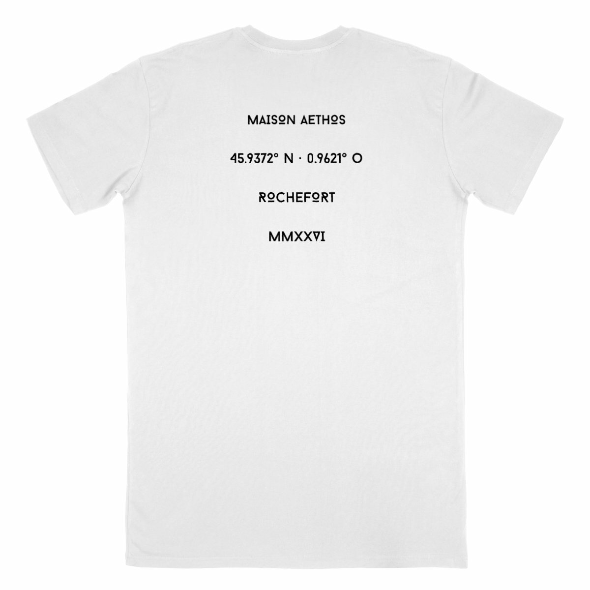 Image back T-shirt Homme AETHOS X ROCHEFORT - Maison Aethos