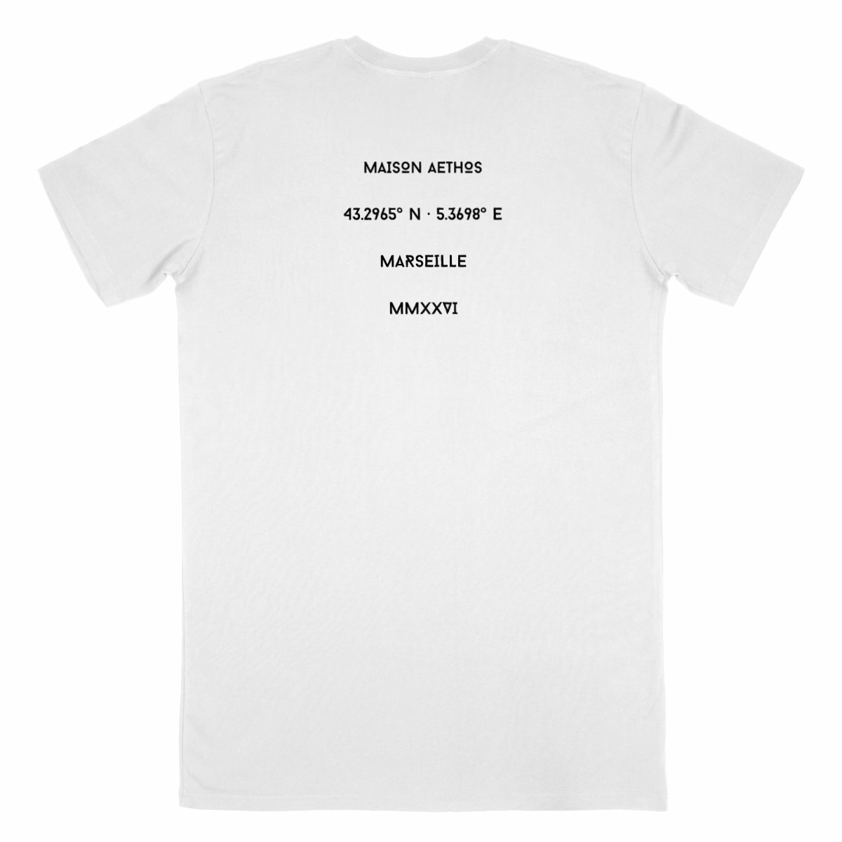 Image back T-shirt Homme AETHOS X MARSEILLE - Maison Aethos