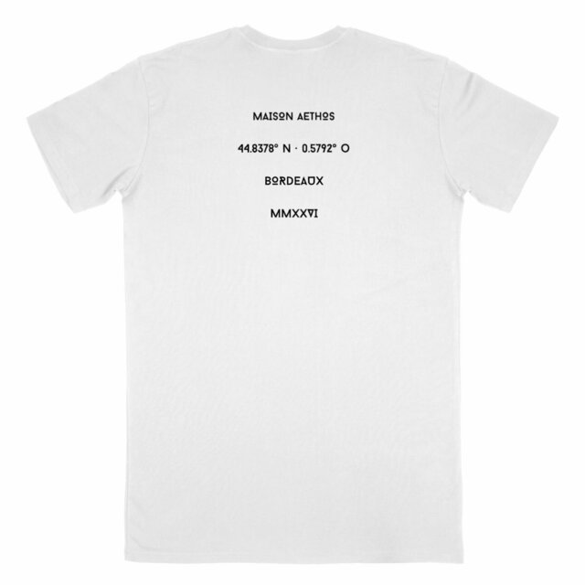 Image back T-shirt Homme AETHOS X BORDEAUX - Maison Aethos 