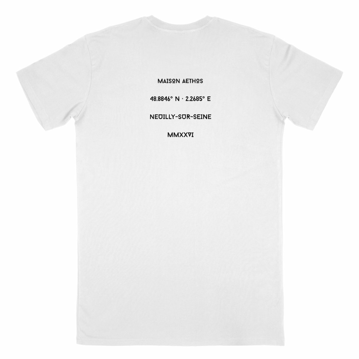 Image back T-shirt Homme AETHOS X NEUILLY-SUR-SEINE - Maison Aethos