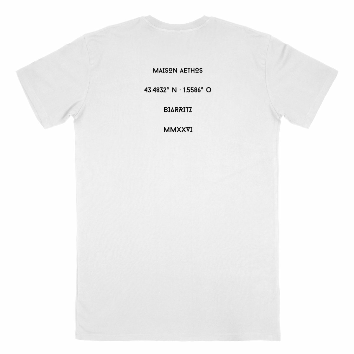 Image back T-shirt Homme AETHOS X BIARRITZ - Maison Aethos
