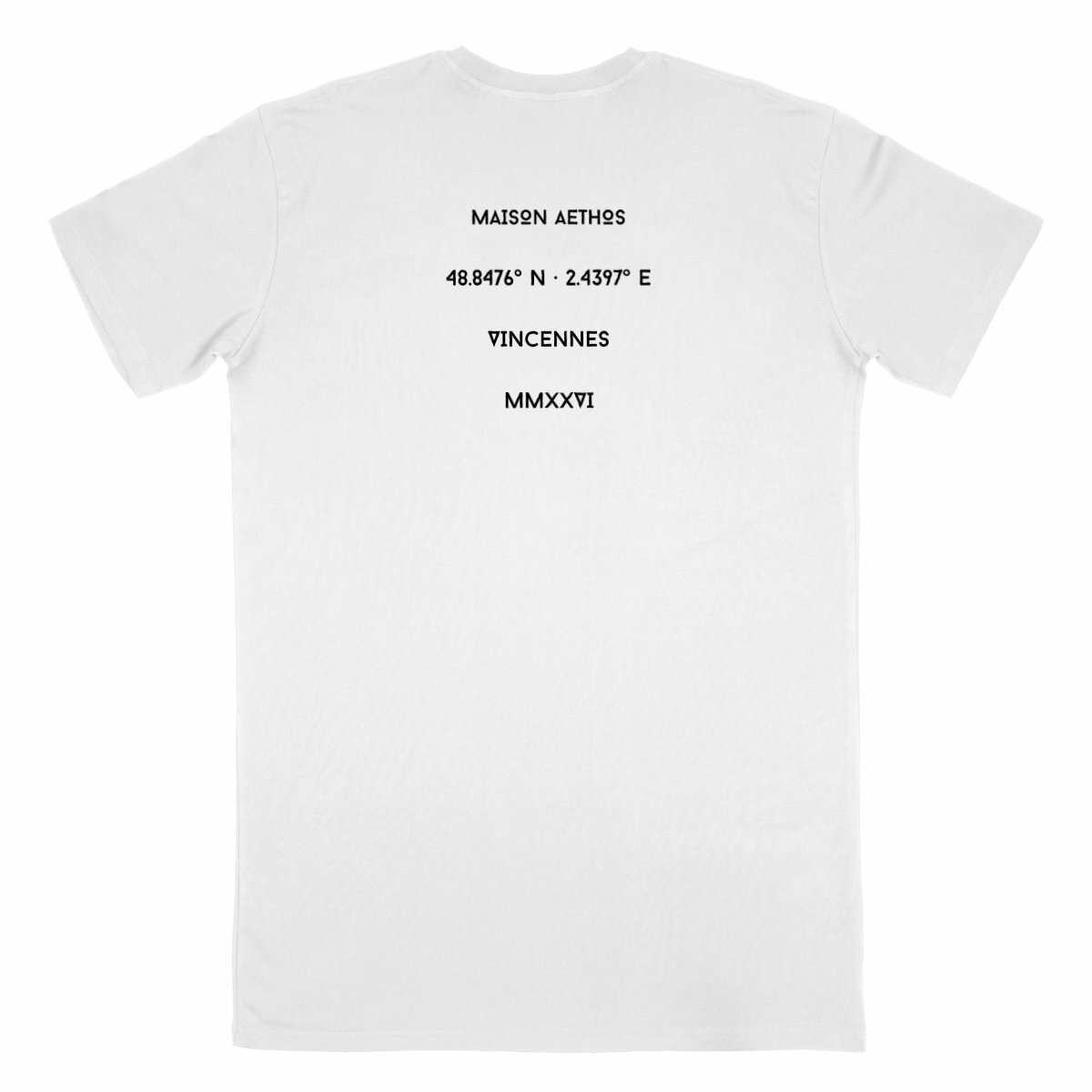 Image back T-shirt Homme AETHOS X VINCENNES - Maison Aethos