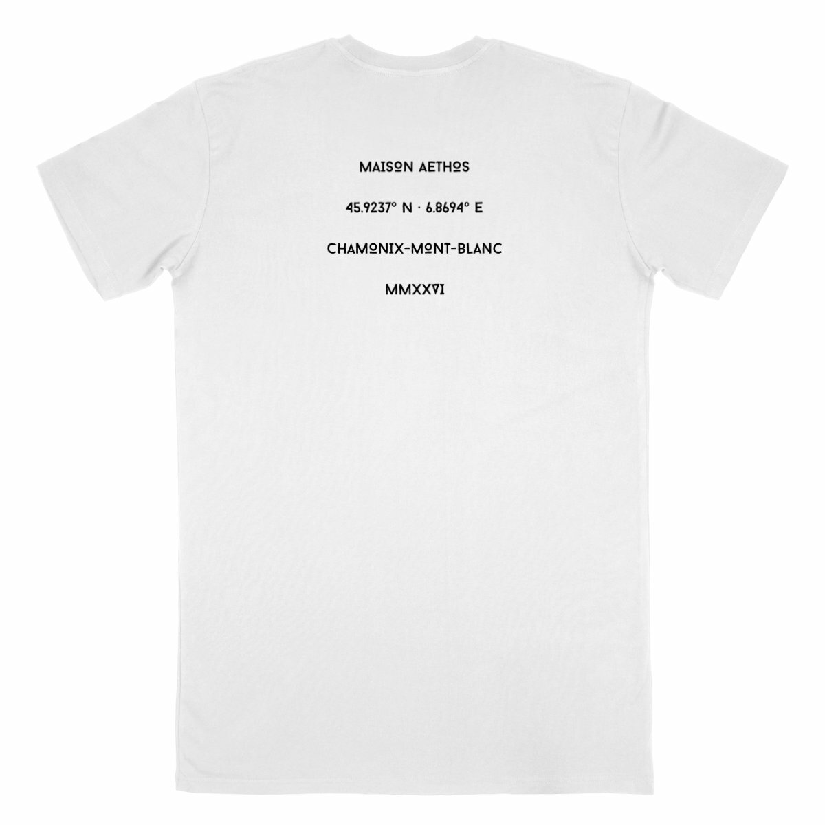 Image back T-shirt Homme AETHOS X CHAMONIX-MONT-BLANC - Maison Aethos