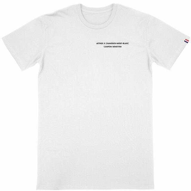 Image front T-shirt Homme AETHOS X CHAMONIX-MONT-BLANC - Maison Aethos