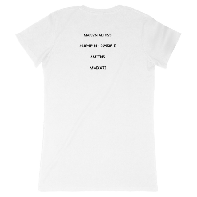 Image back T-shirt Femme AETHOS X AMIENS - Maison Aethos