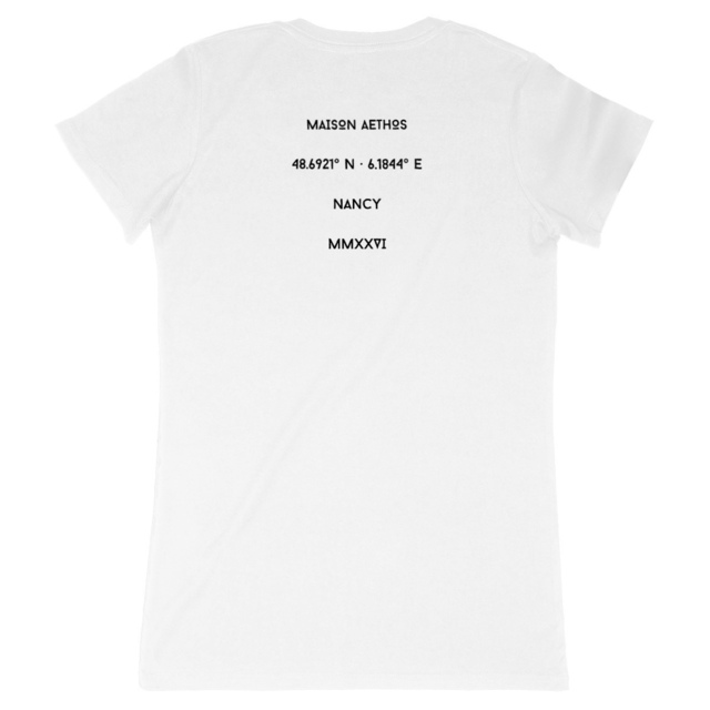 Image back T-shirt Femme AETHOS X NANCY - Maison Aethos