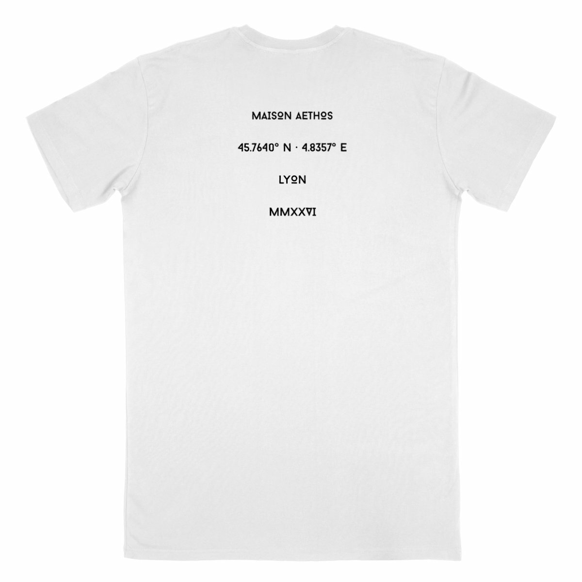 Image back T-shirt Homme AETHOS X LYON - Maison Aethos