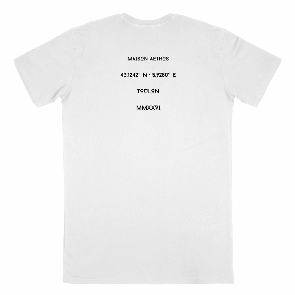 Image back T-shirt Homme AETHOS X TOULON - Maison Aethos