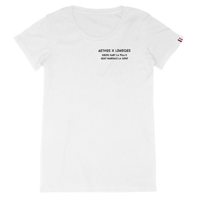 Image front T-shirt Femme AETHOS X LIMOGES - Maison Aethos
