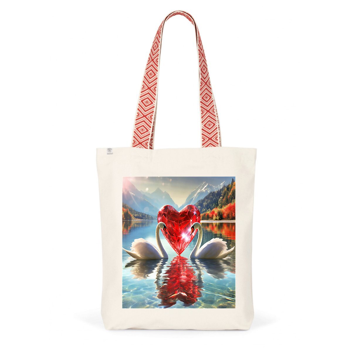 Image back ToteBag Valentine Day