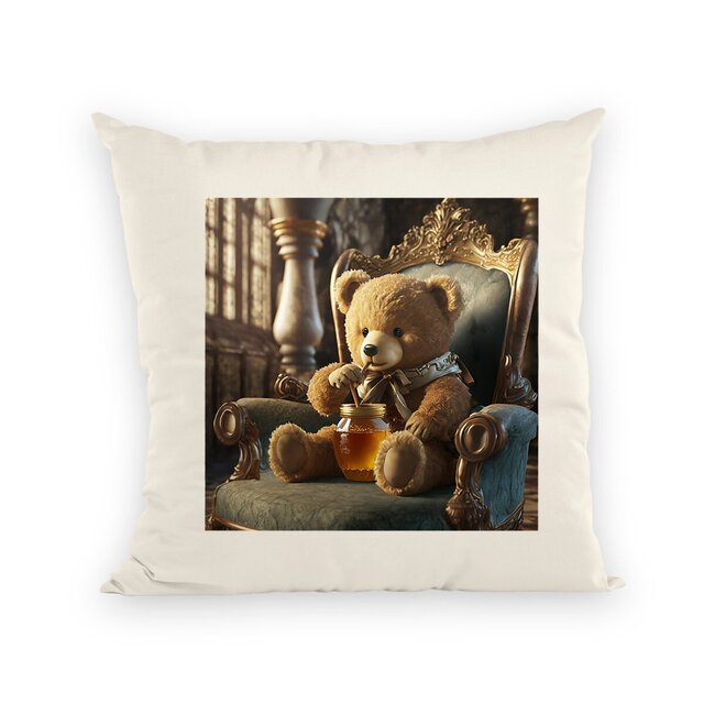 Image front Coussin bears love honey