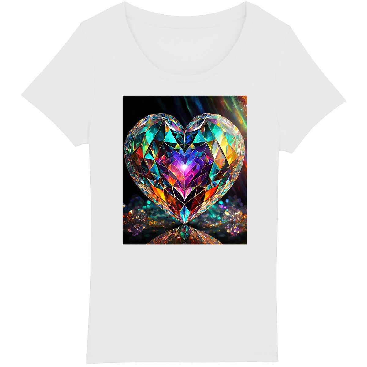 Image front Tee-Shirt Femme "Diamond Heart"