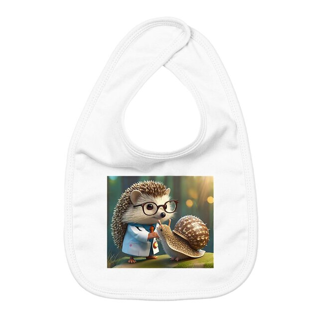 Image front Bavoir Doctor Hedgehog