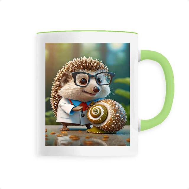 Image front Mug Doctor Hedgehog