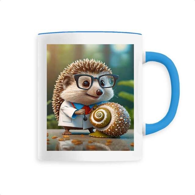Image back Mug Doctor Hedgehog