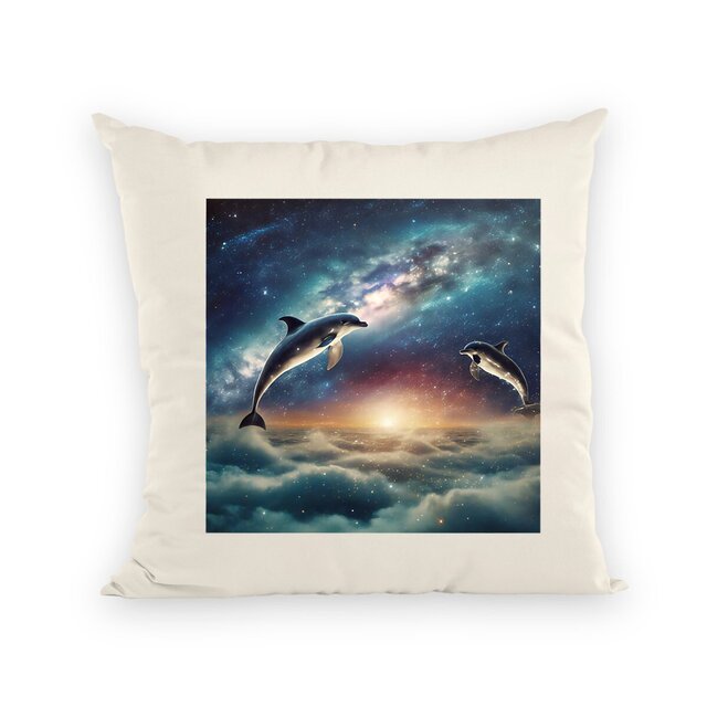 Image front Coussin Space Dolphins