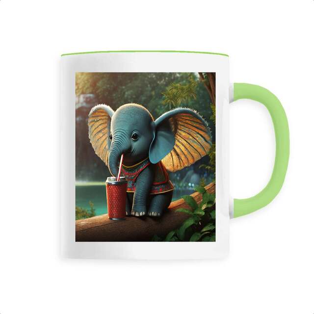 Image front Mug I'm Cute Elephant