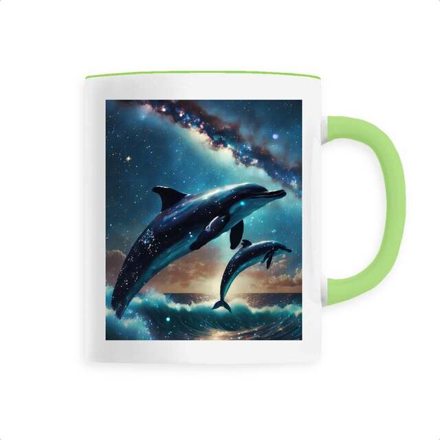 Image front Mug Space Dolphins