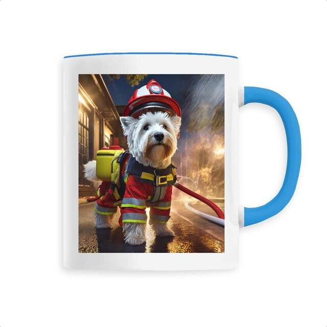 Image back Westie Fire Dog
