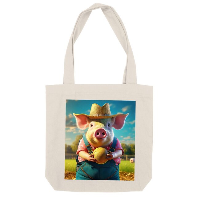 Image front ToteBag The Funny Piglet