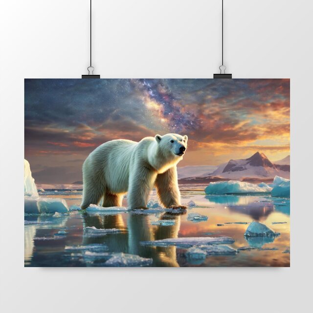 Image front POSTER POLAR BEAR