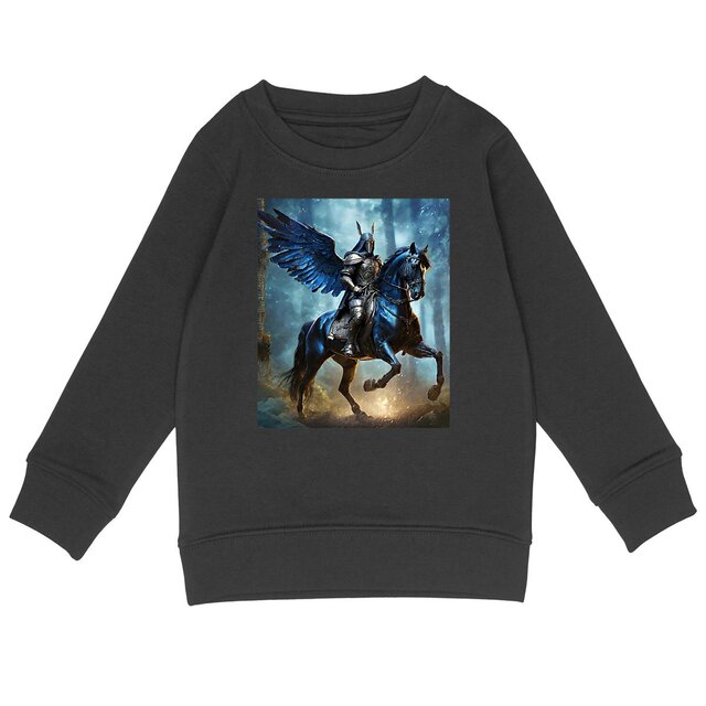 Image back Sweat Shirt Enfant Black Knight