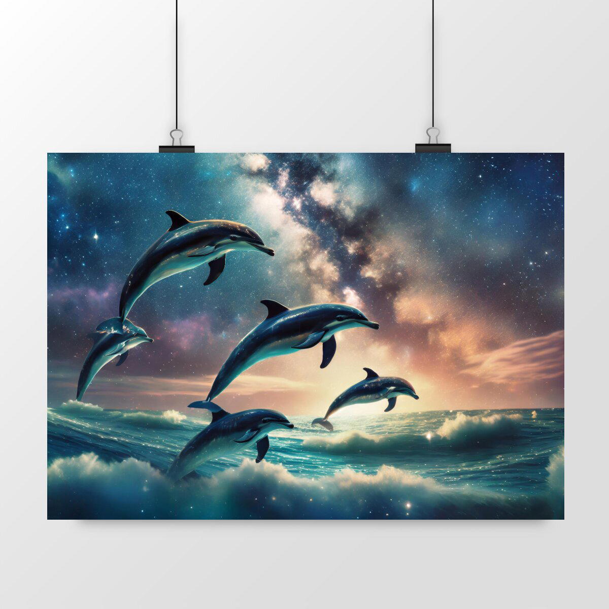 Image front Poster Space Dolphins