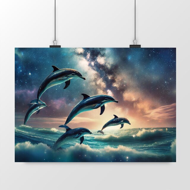 Image front Poster Space Dolphins