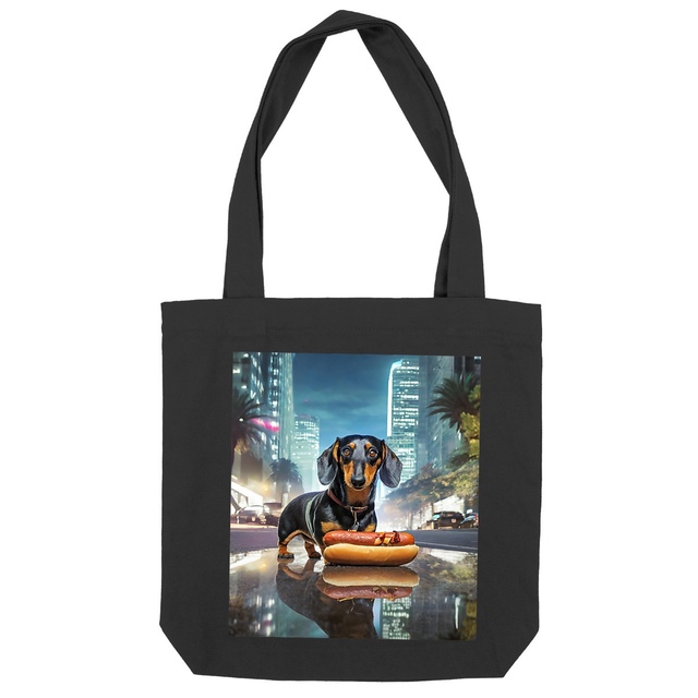 Image back ToteBag épais Who's the Sausage ?