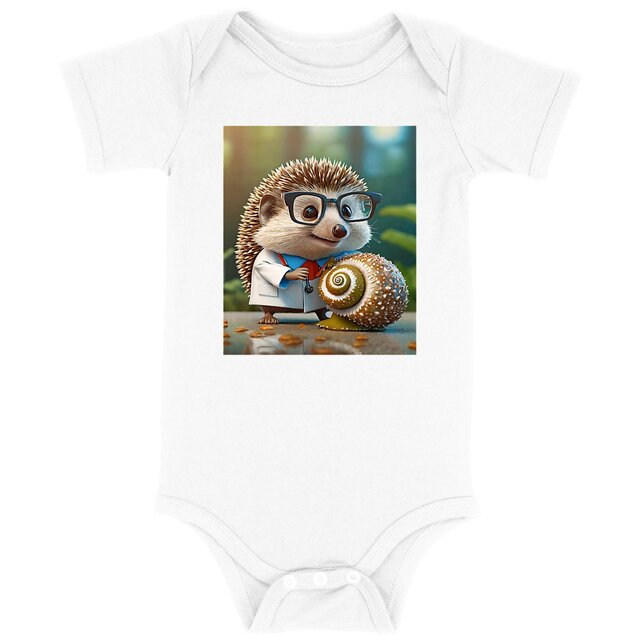 Image front Body Bébé Doctor Hedgehog 