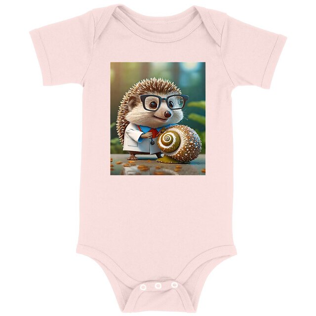 Image back Body Bébé Doctor Hedgehog 