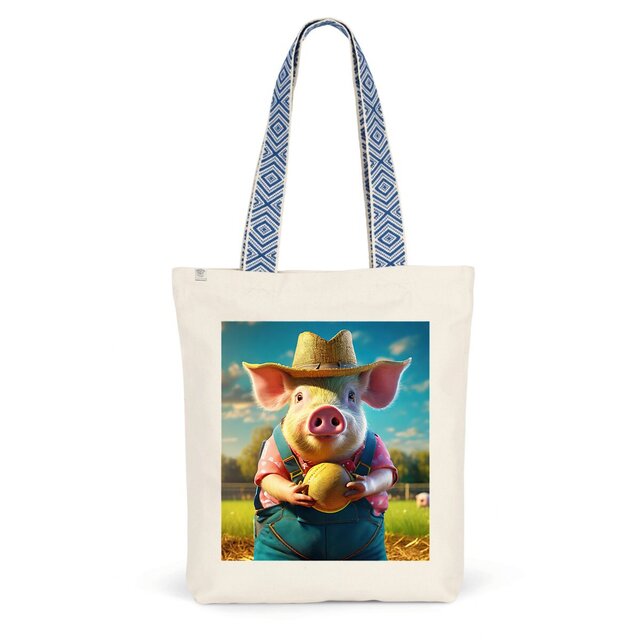 Image front ToteBag The Funny Piglet