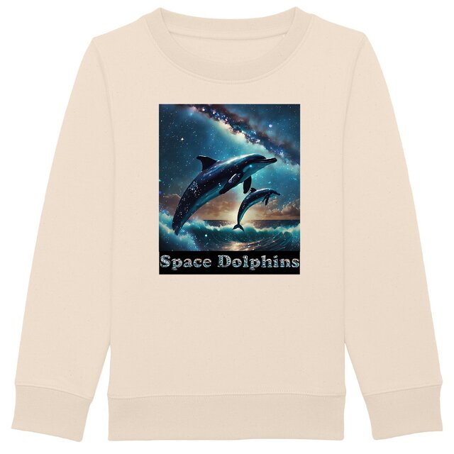 Image front Sweat Shirt Enfant Space Dolphins