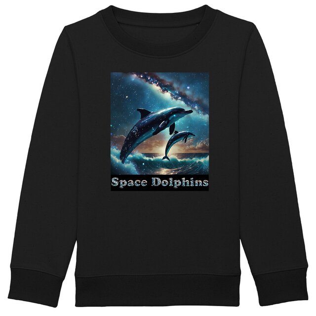 Image back Sweat Shirt Enfant Space Dolphins