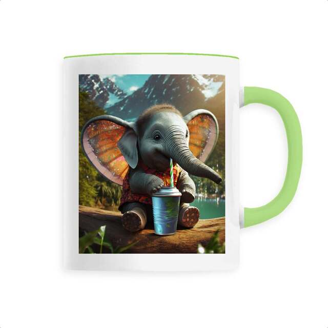 Image front Mug I'm Cute Elephant
